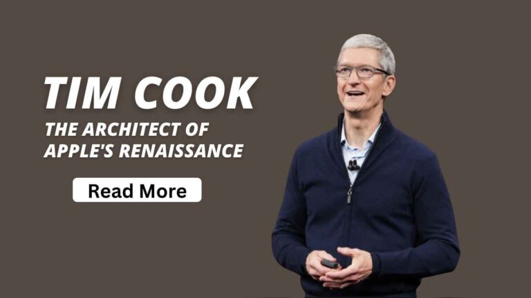 Tim Cook, CEO of Apple, presenting a new product