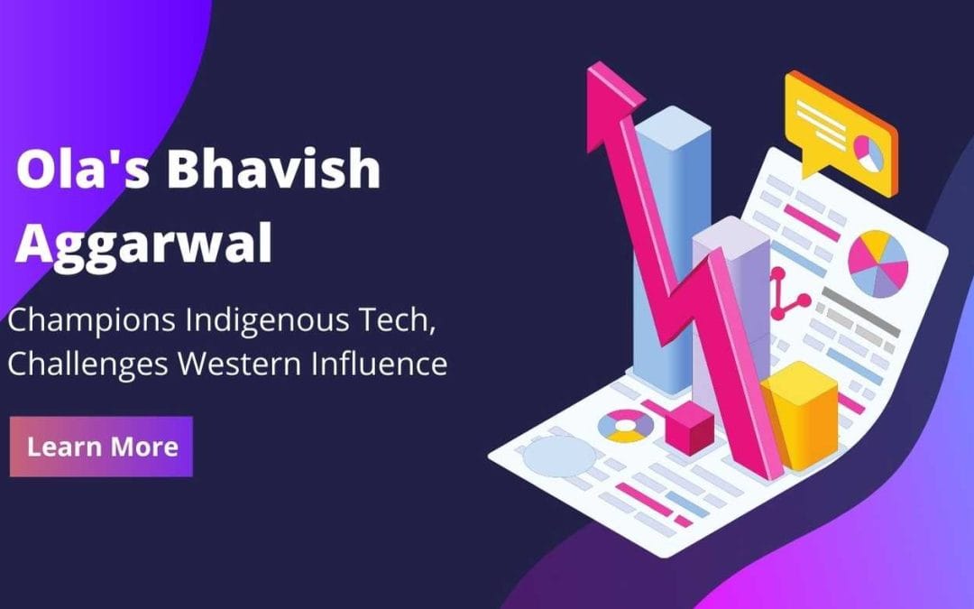 Bhavish Aggarwal, CEO of Ola, promoting indigenous technology