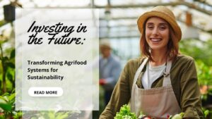 Agricultural field with sustainable farming practices