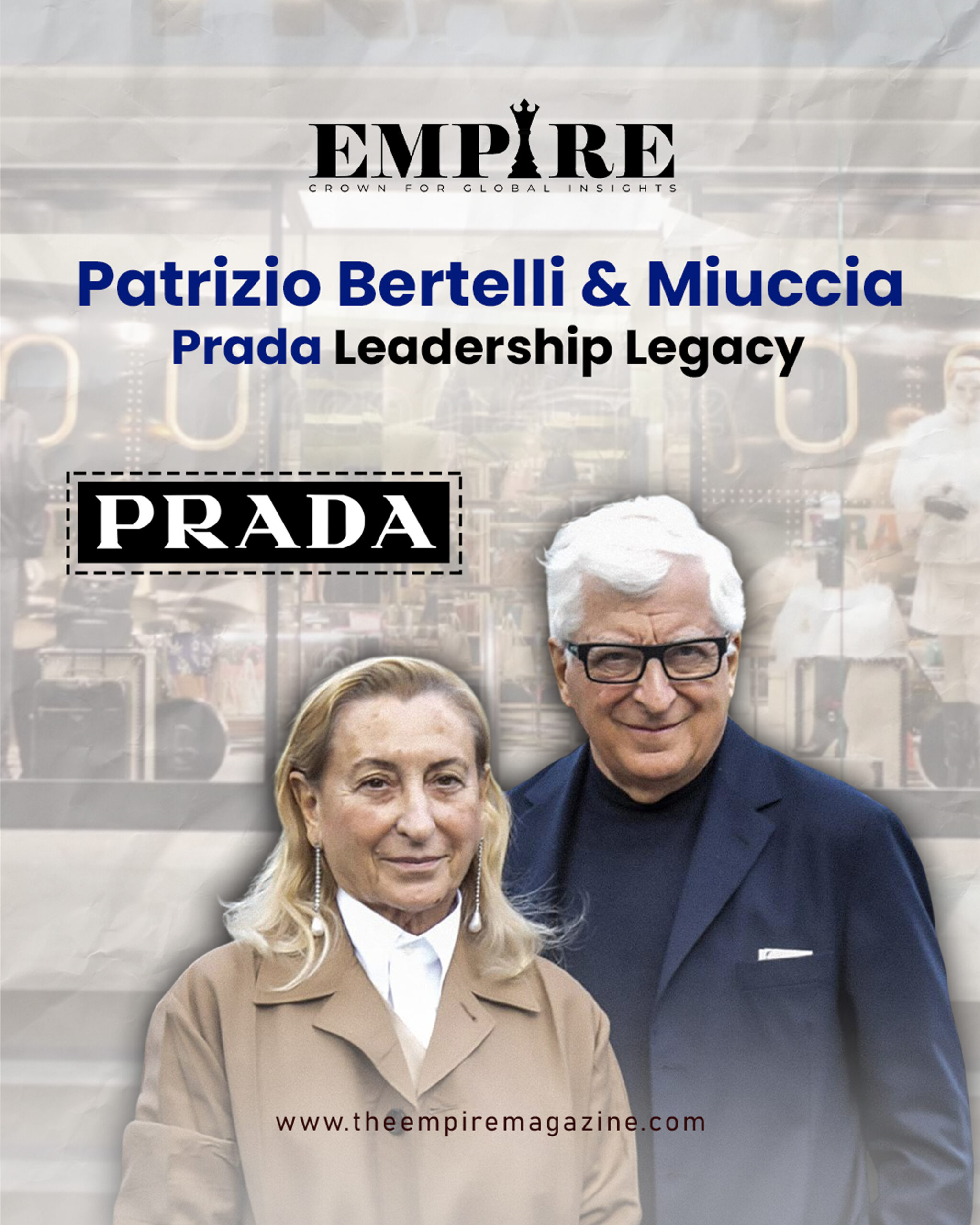 Patrizio Bertelli & Miuccia Prada