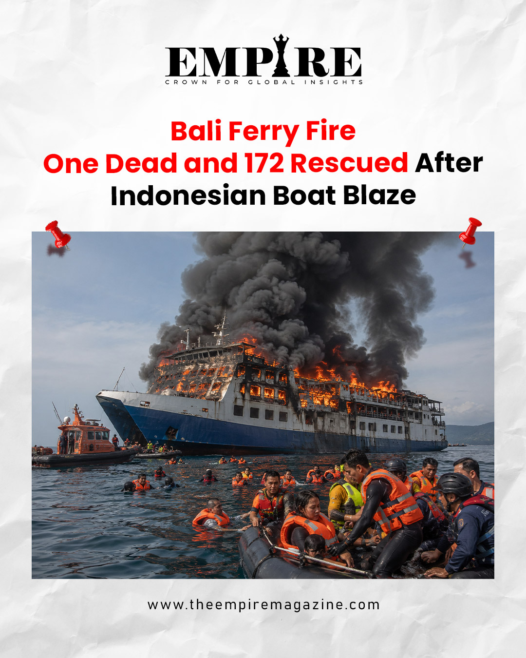 Bali Ferry Fire