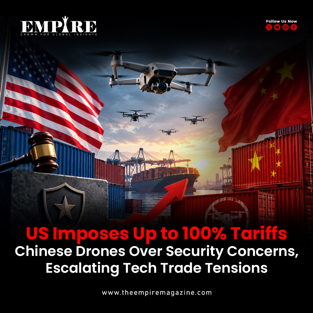 US Imposes Up to 100% Tariffs on Chinese Drones