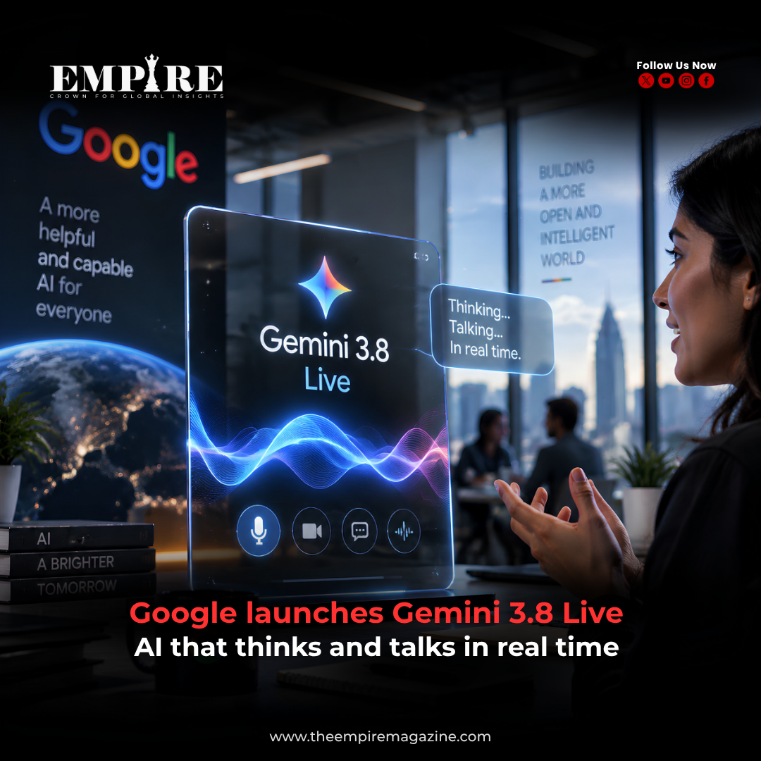 Google launches Gemini 3.8 Live
